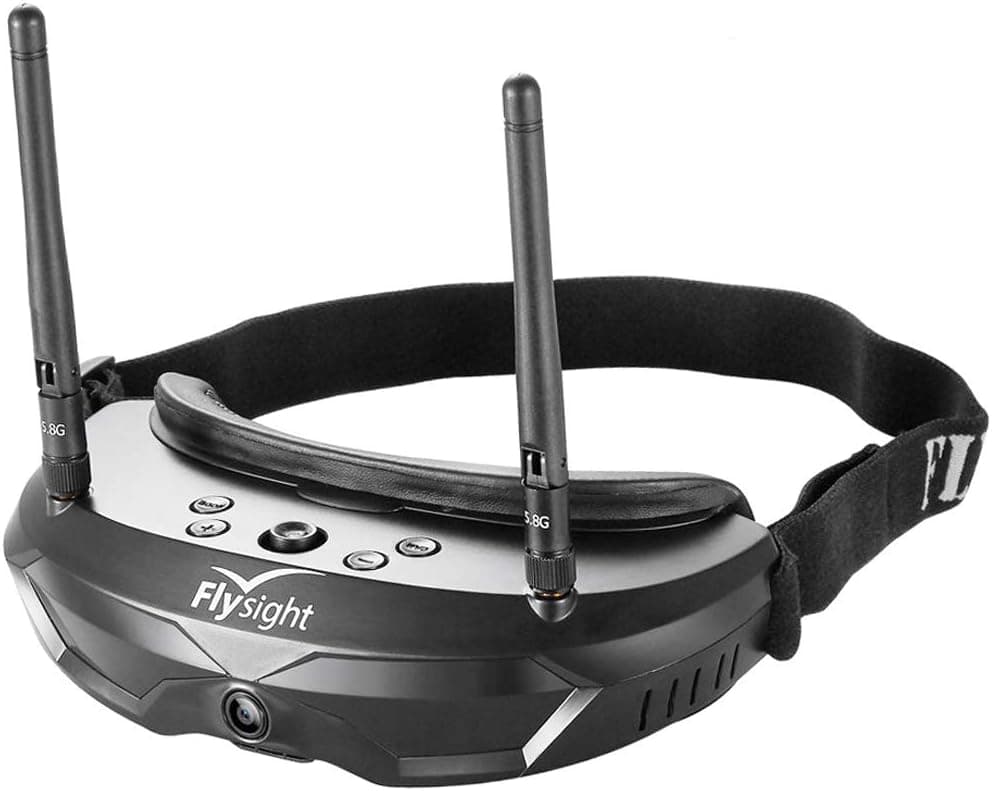 Flysight FPV Goggles 5.8GHz 40CH Diversity Receiver SPX01 with HDMI and Front Camera