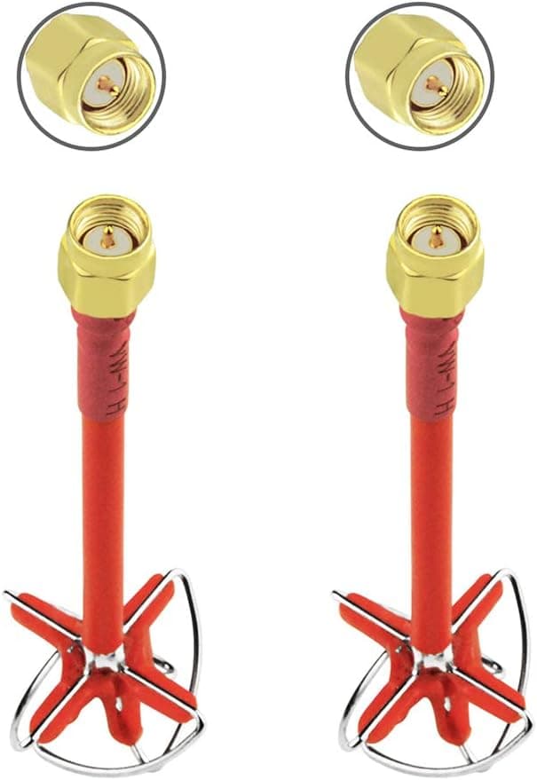 AKK LR2 5.8G 5DBi RHCP High Gain Four Leaf Clover Antenna TX/RX SMA Male