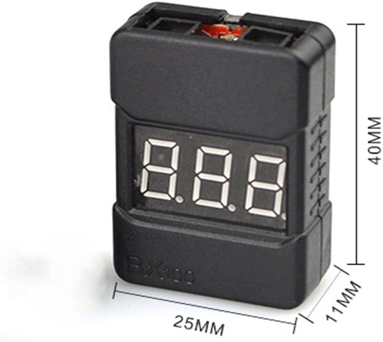 LingSY Lipo Battery Low Voltage Tester Checker 1S-8S Buzzer Alarm w/ LED