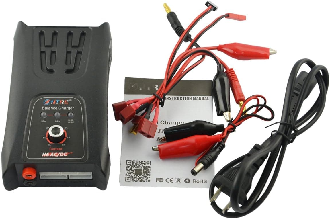 HTRC H6 AC/DC RC Balance Charger for Lipo, Life, NiMH, NiCD Battery