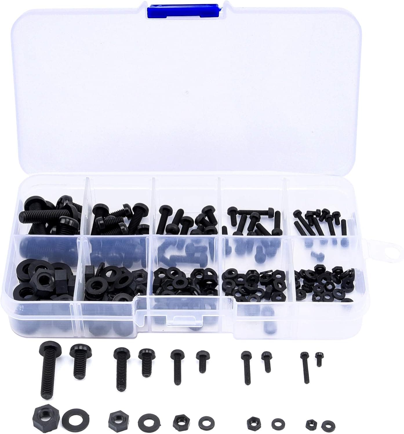 Readytosky M2 M2.5 M3 M4 M5 Nylon Hex Spacer Standoff Kit for FPV Drone (150PCS)