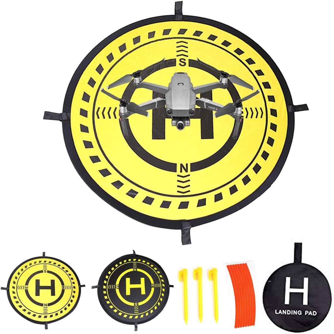 32 Inch Waterproof Collapsible Foldable Drone Landing Pad for DJI Mavic Air Phantom