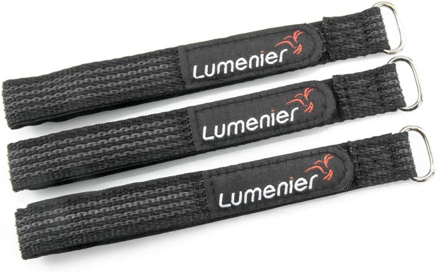Lumenier Indestructible Kevlar LiPo Strap 16x250mm (3pcs) Black