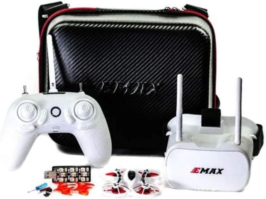 EMAX Tinyhawk RTF Micro Indoor Racing Drone with FPV Goggles and Controller