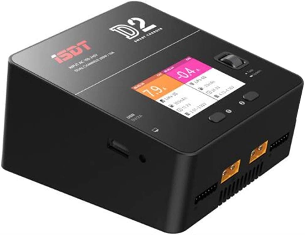 ISDT D2 LiPo Battery Balance Charger 200W AC Dual Channel Output