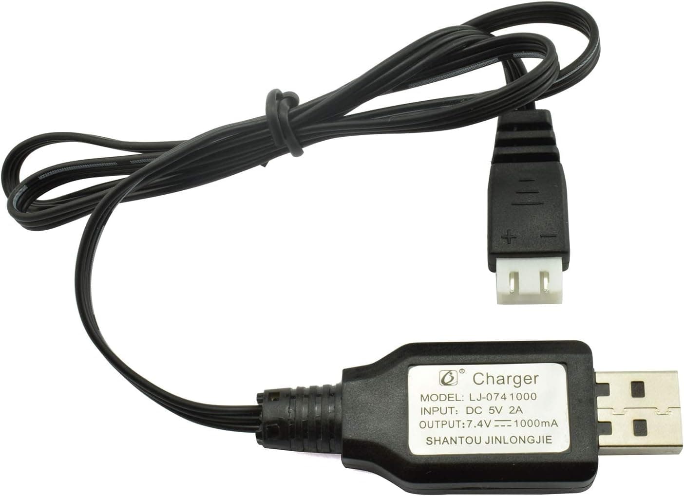 Partstock 7.4V LiPo Battery USB Balance Charger Cable XH-3P for FPV RC Drone