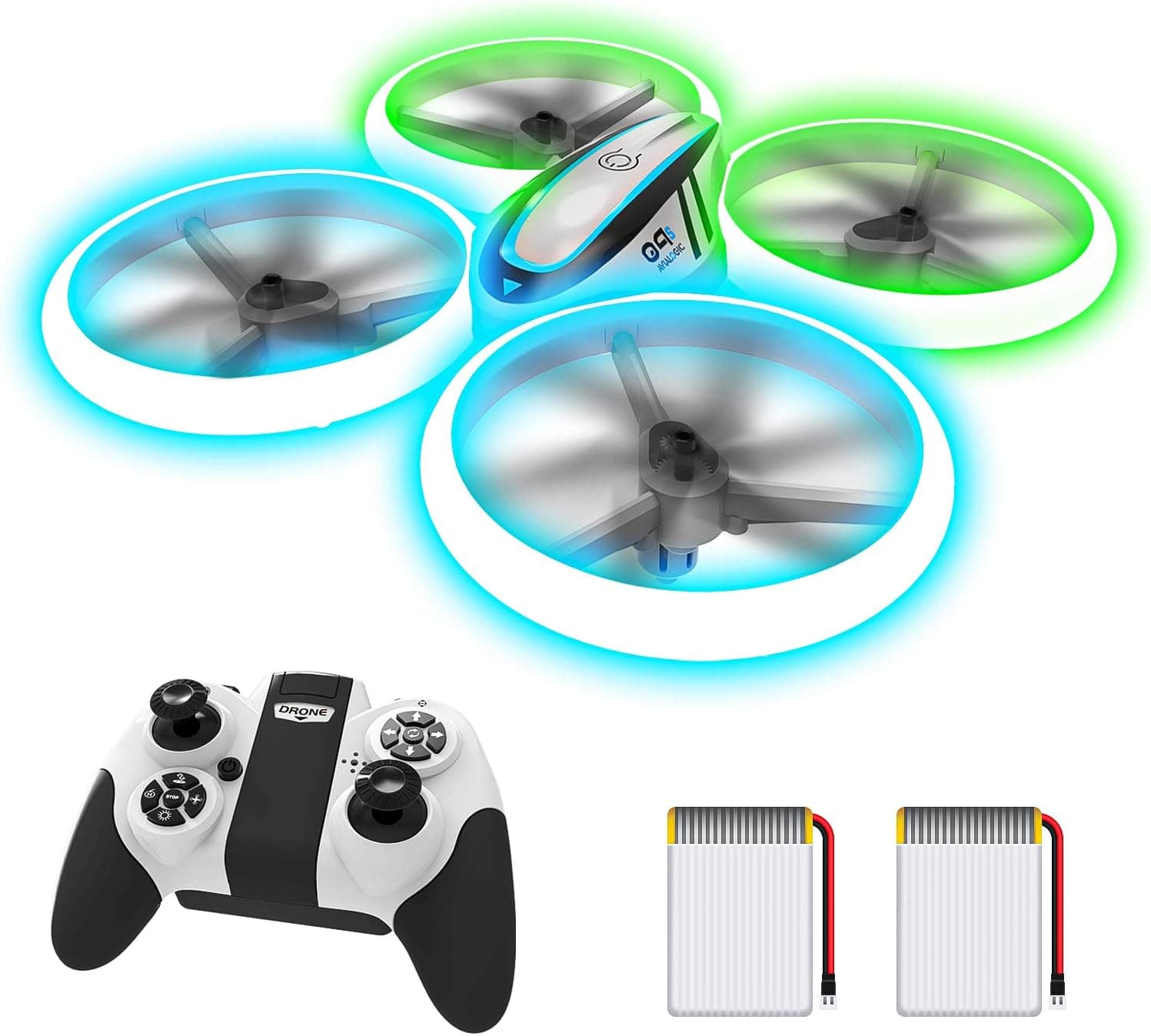 Q9s Drones for Kids with Altitude Hold Headless Mode 2 Batteries