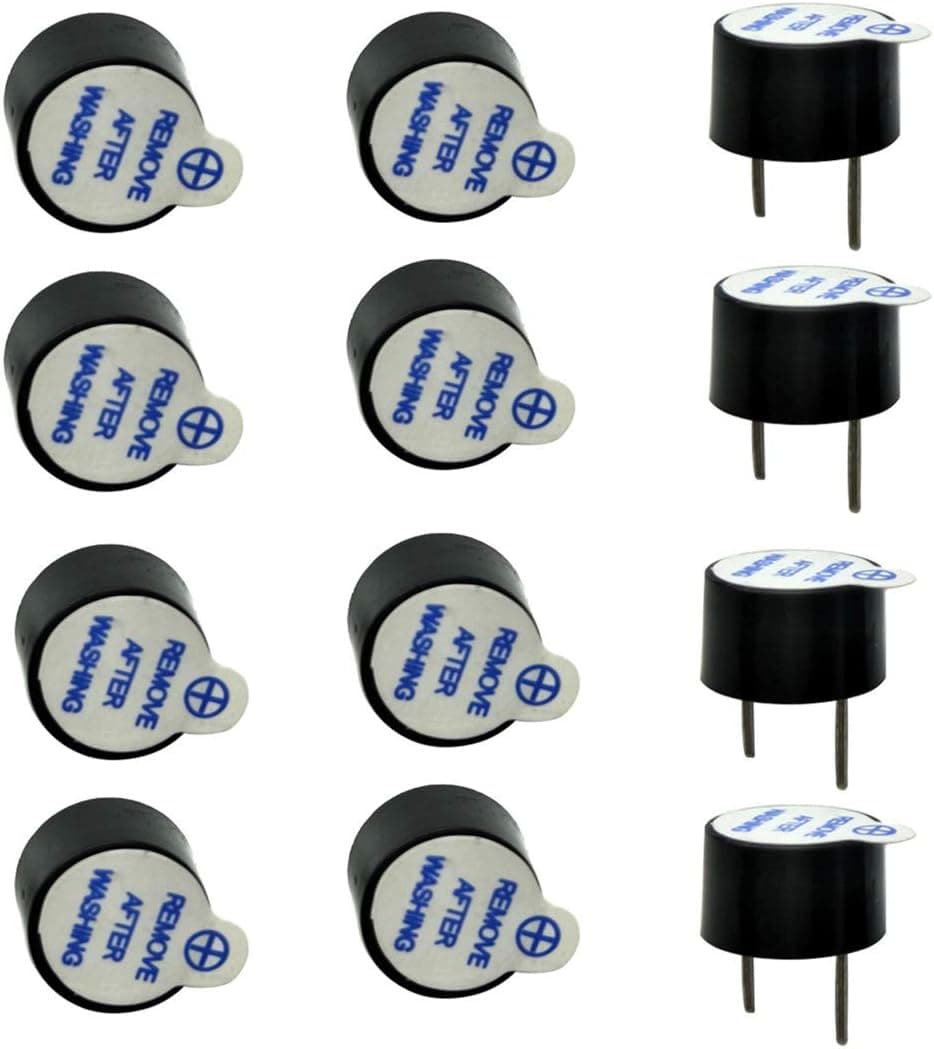 bnafes Super Loud 5V Active Alarm Buzzer Beeper Tracker 9x5.5mm for FPV Drone (12 PCS)