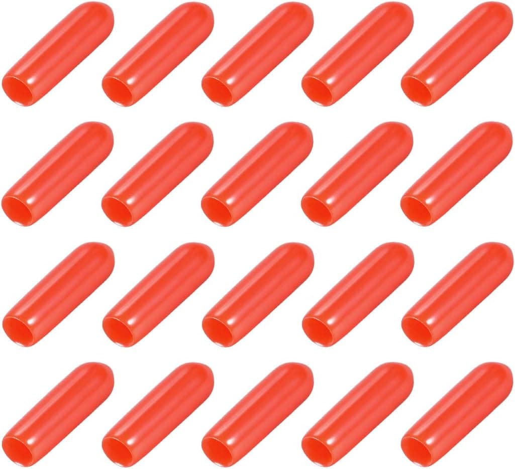 uxcell 20pcs Red Silicone Antenna Protector Cap for RC FPV Drone Quadcopter