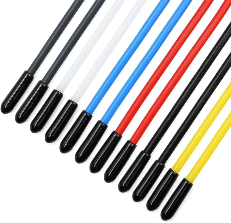 12pcs Plastic Protection Antenna Tube with Caps for FPV Drone Frsky XM+ X4R Receiver