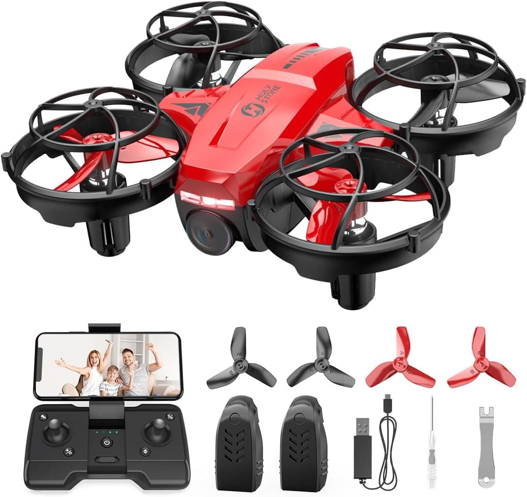 Holy Stone HS420 Mini Drone with HD FPV Camera for Kids 2 Batteries