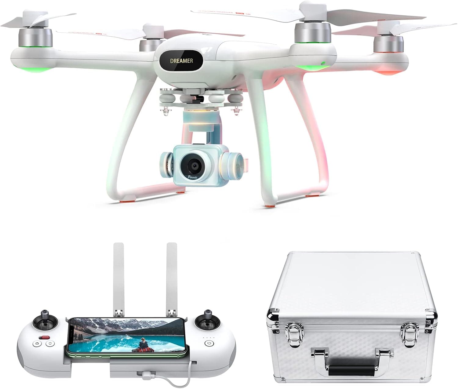 Potensic Dreamer Pro 4K Drone, 3-Axis Gimbal GPS Quadcopter