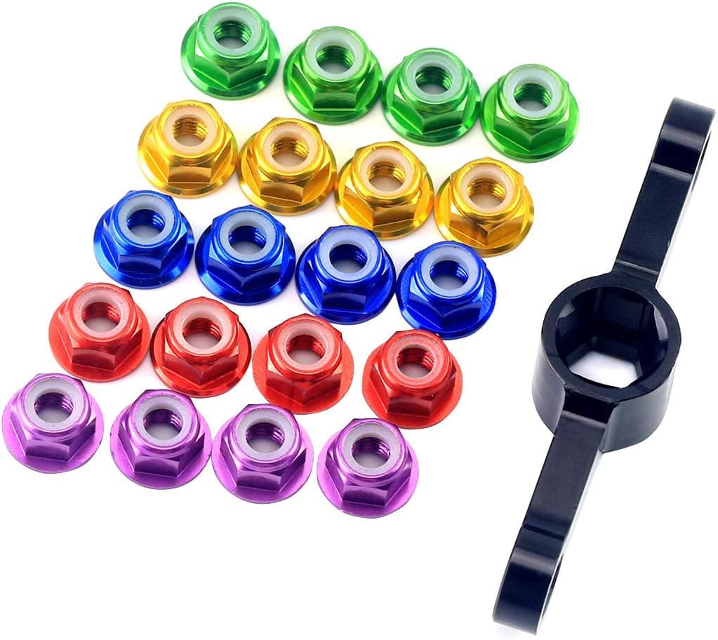 20Pcs M5 Motor Screw Props Nut Propeller Adapter Quick Release Wrench Tool CW CCW