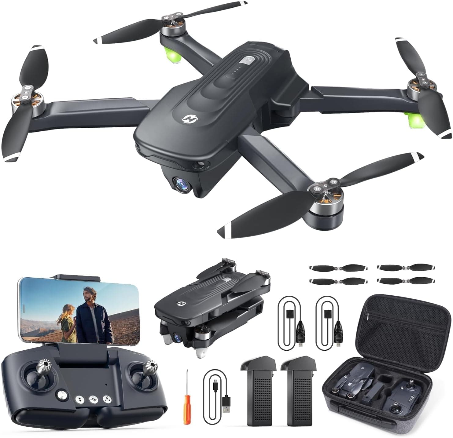 Holy Stone HS175D GPS Drone with 4K Camera, Under 249g, Foldable