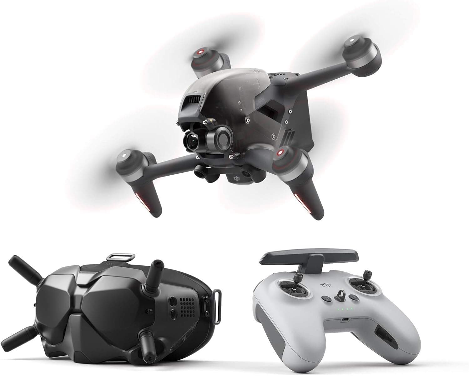 DJI FPV Drone Combo with Remote Controller and Goggles (Renewed)