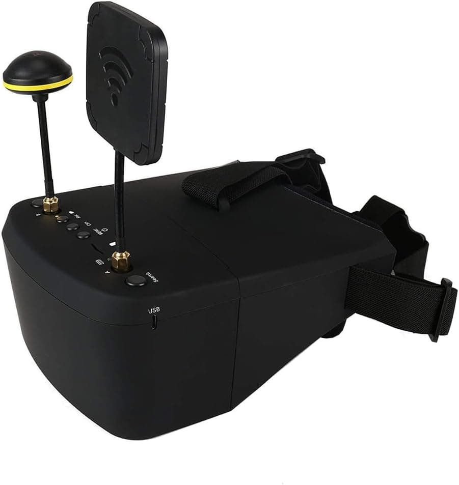EV800D FPV Goggles with DVR 5.8G 40CH 5 Inch 800x480 Diversity Headset