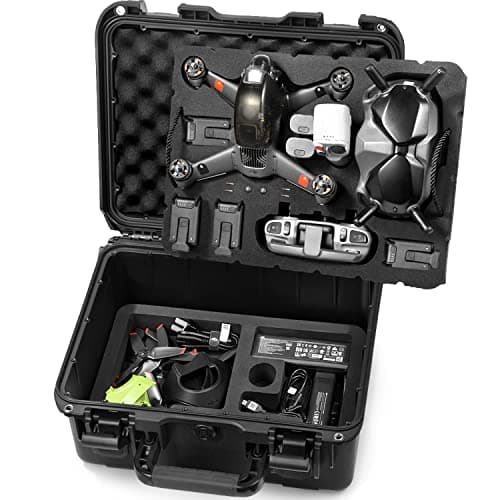 LEKUFEE Waterproof Hard Case for DJI FPV Drone,Explorer Combo,DJI Goggles Integra,Goggles 2/ V2, FPV Motion Controller, RC Motion 2,Accessories(Case Only)