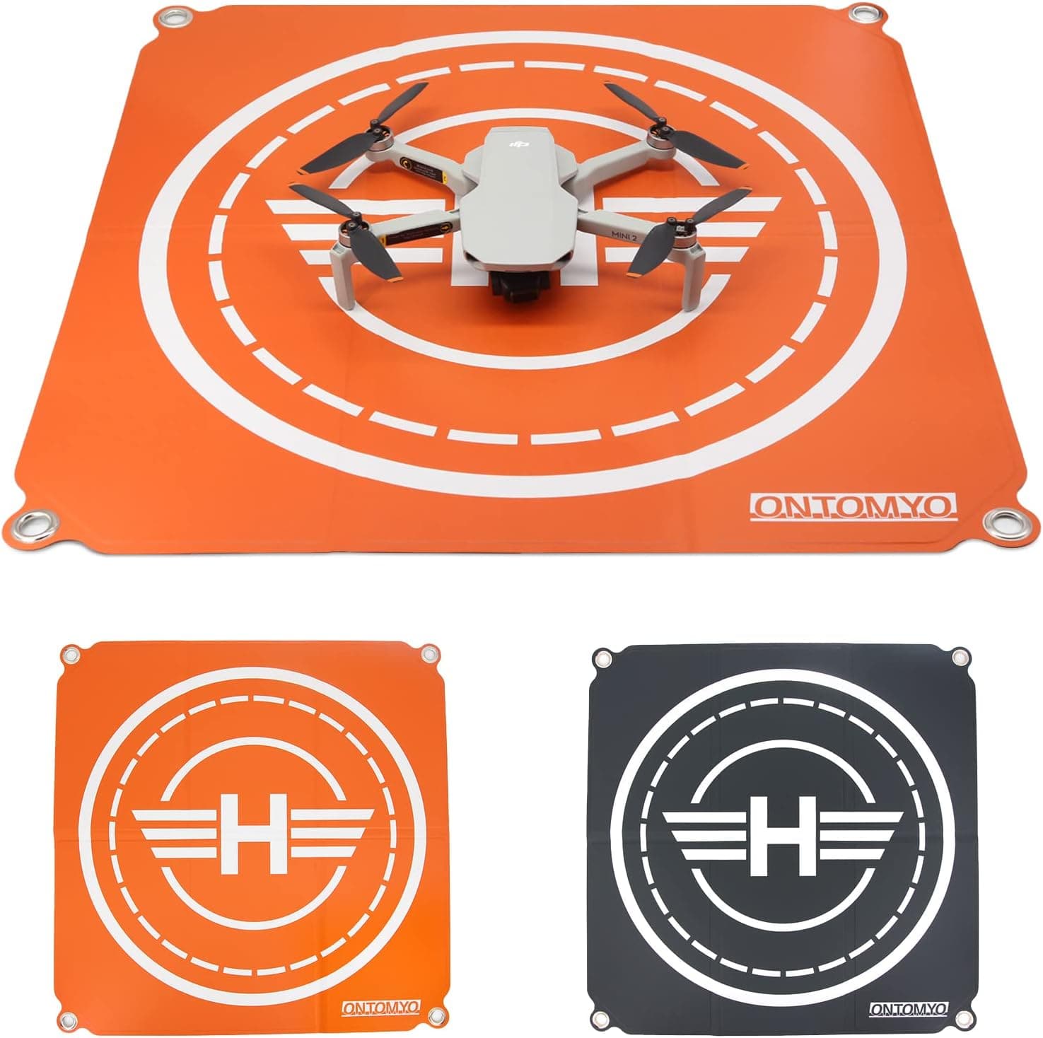 ONTOMYO 20in/50cm Foldable Double-Sided Waterproof Landing Pad for DJI Mini 3 Pro