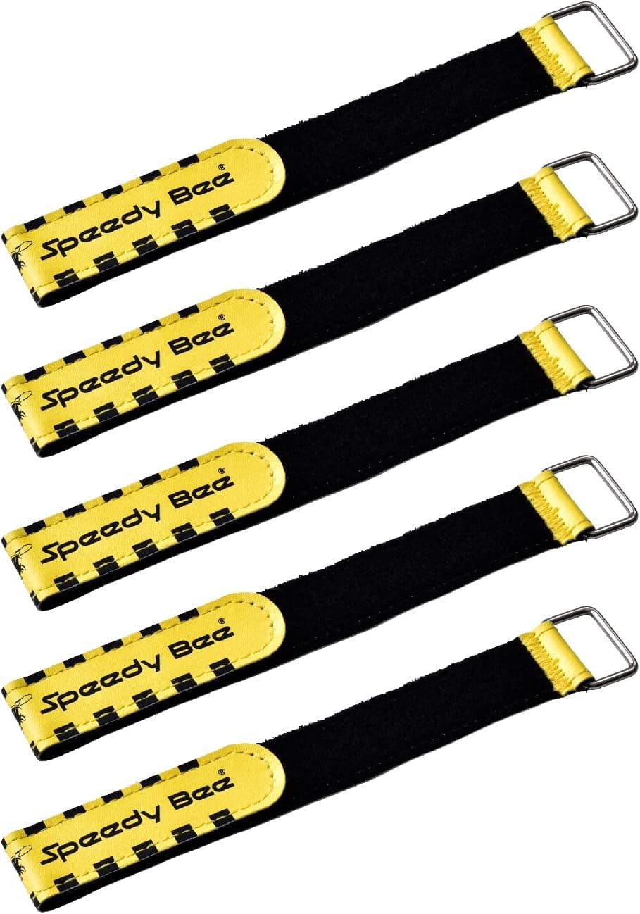 Speedybee RC Battery Straps 5pcs FPV 20x220mm Non-Slip Rubberized
