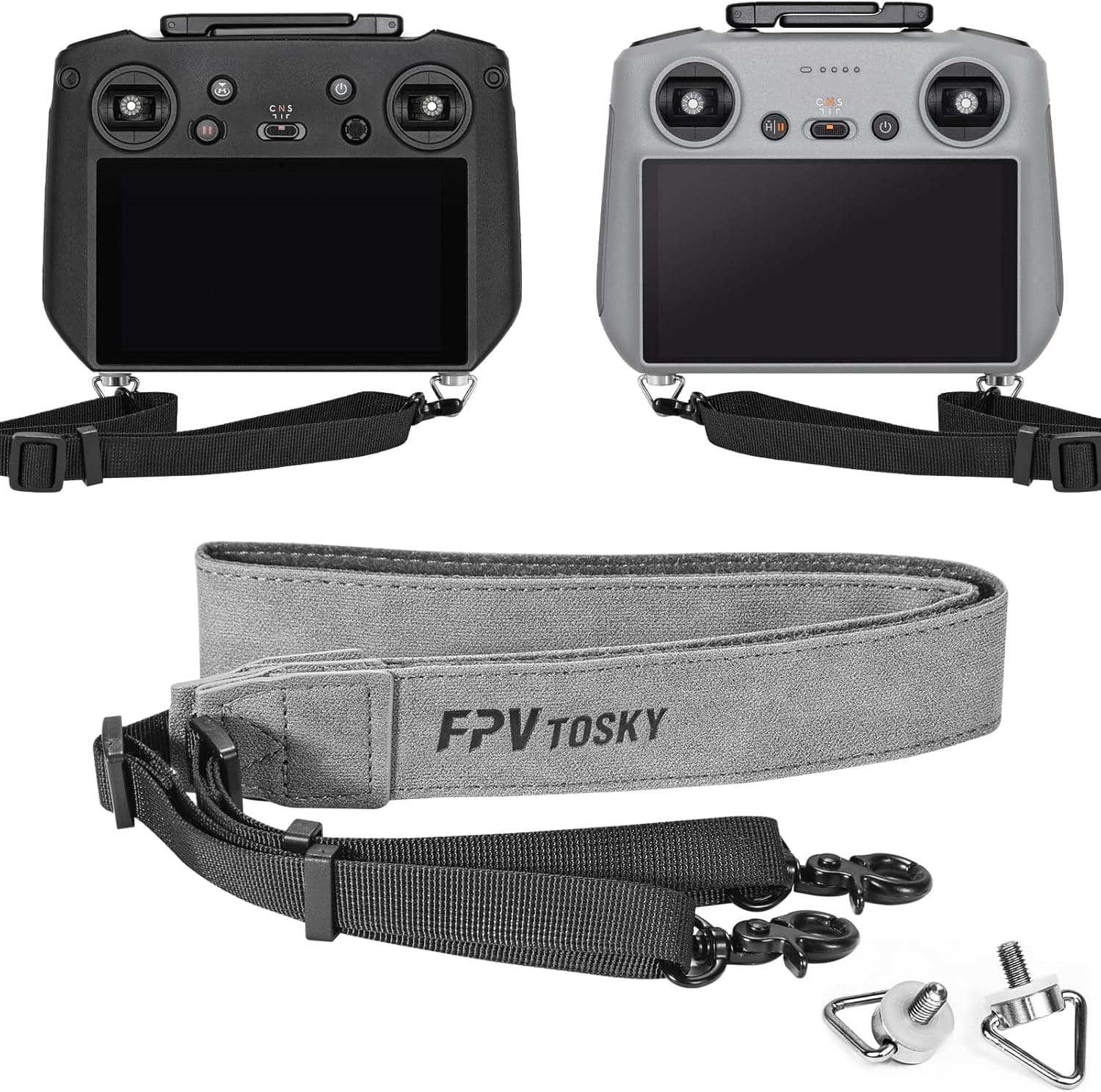 FPVtosky Lanyard for DJI RC 2 & RC & RC Pro 2, Soft Leather Neck Strap