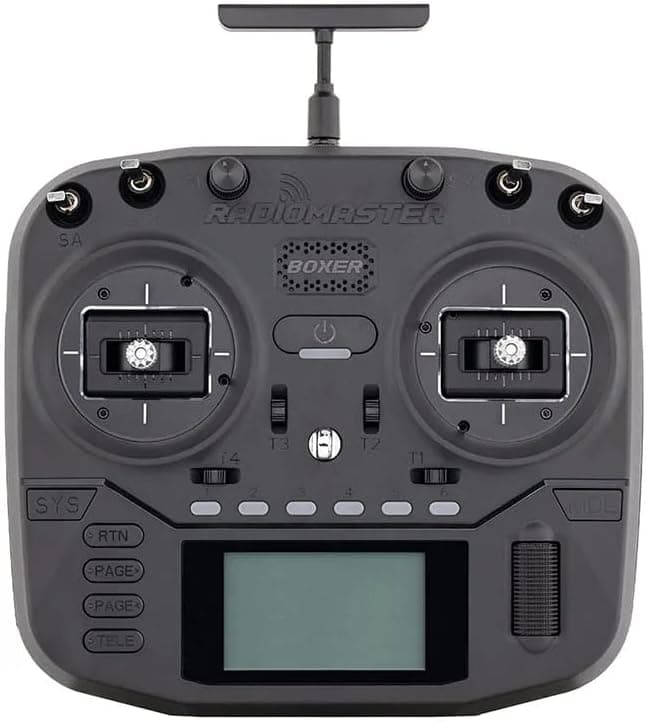 RadioMaster Boxer 2.4GHz 16CH Hall Gimbals Radio Controller with Case, Mode 2 (4-in-1 Multi-Protocol)