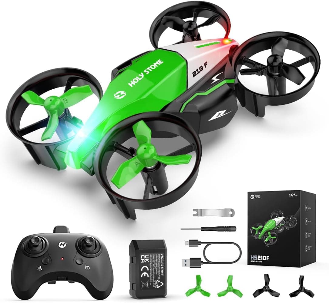 Holy Stone HS210F Mini Drone for Kids, 2-in-1 Indoor RC Quadcopter