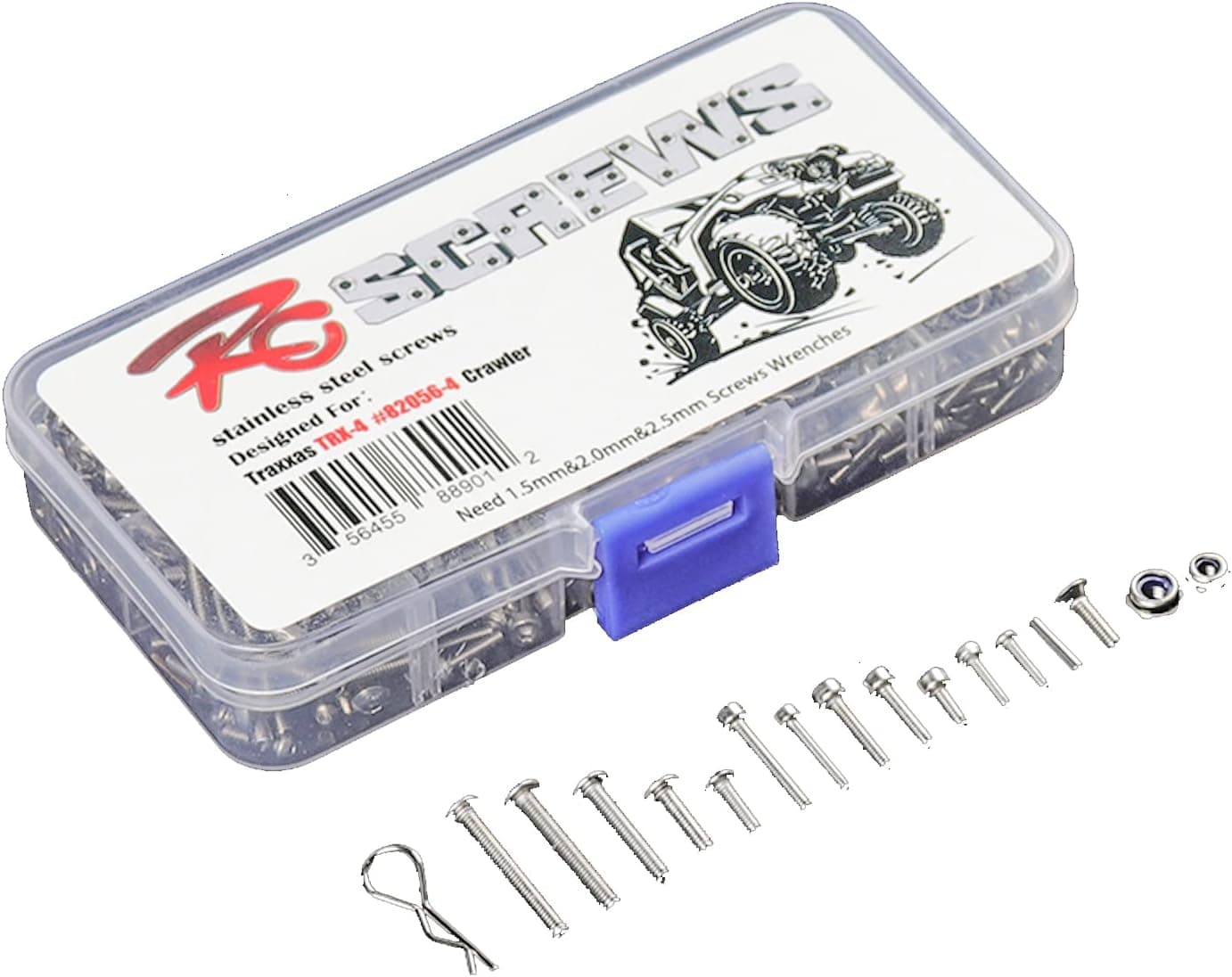 RC M2 M2.5 M3 M4 Stainless Steel Hex Socket Head Cap Screws Nut Set Assortment Kit