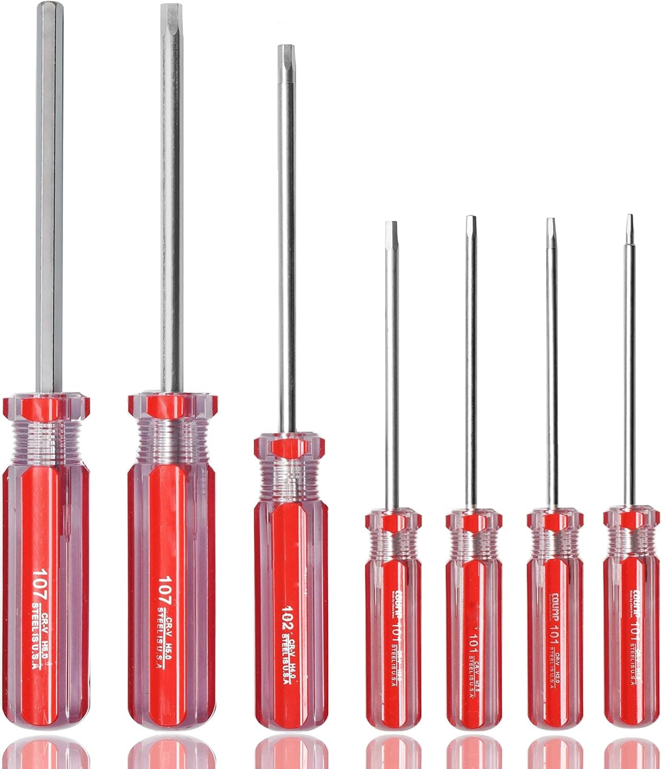 SKZIRI Hex Screwdriver Set Metric 7PCS Precision 1.5-6.0mm Allen Wrench for TRX4 Arrma Drone Boat RC