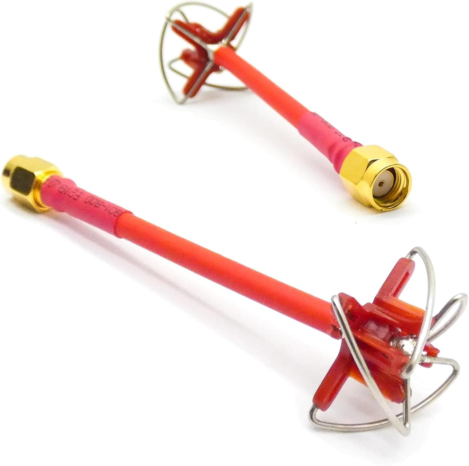2pcs 5.8GHz Cloverleaf Antenna FPV Receiver Transmitter 5dbi RHCP RP-SMA