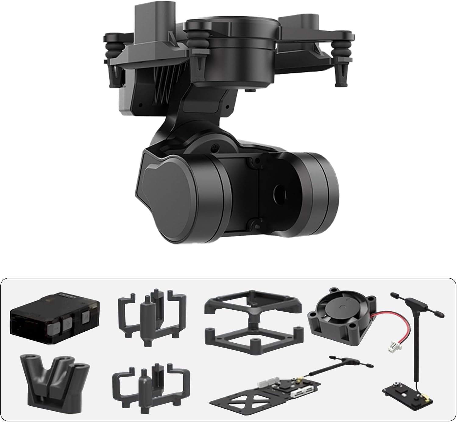 C-20T FPV Head Tracking Kit with 3-Axis Camera Gimbal for DJI O3 Walksnail (O3 Version)