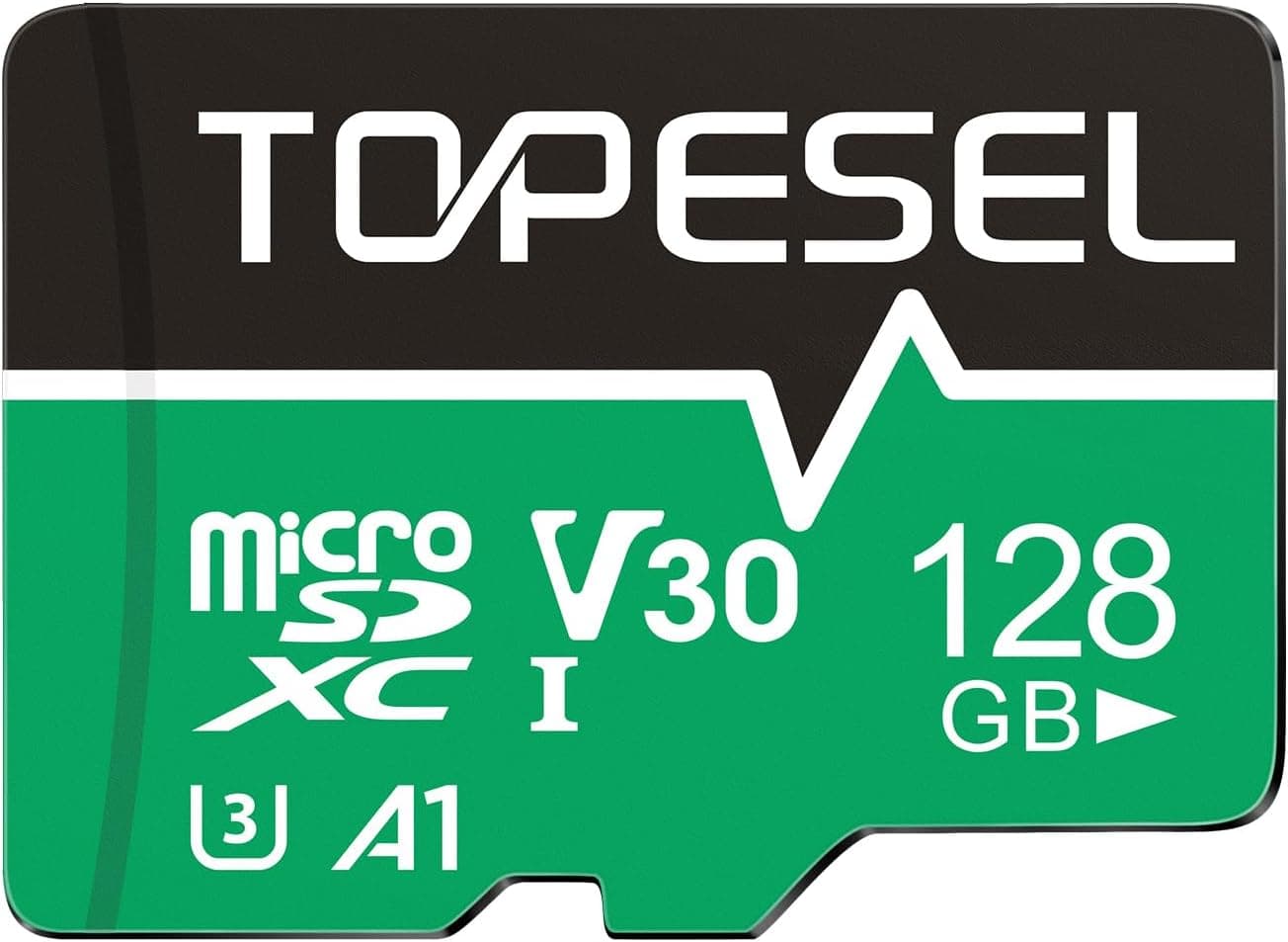 TOPESEL 128GB Micro SD Card UHS-I U3 A1 V30 for GoPro, Action Camera, Drone