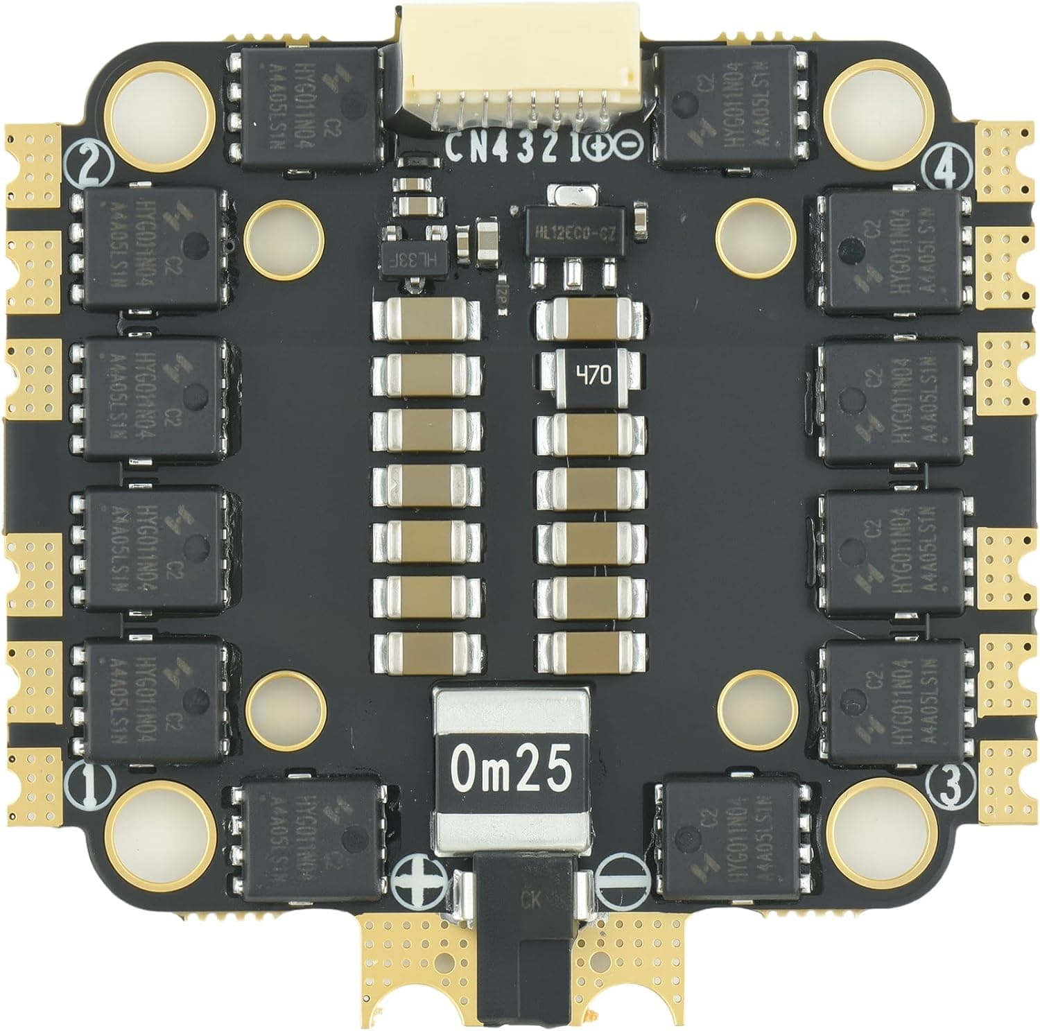 AERO SELFIE 45A 4in1 ESC 2-6S BL_S 30x30 for FPV Freestyle Racing Drones