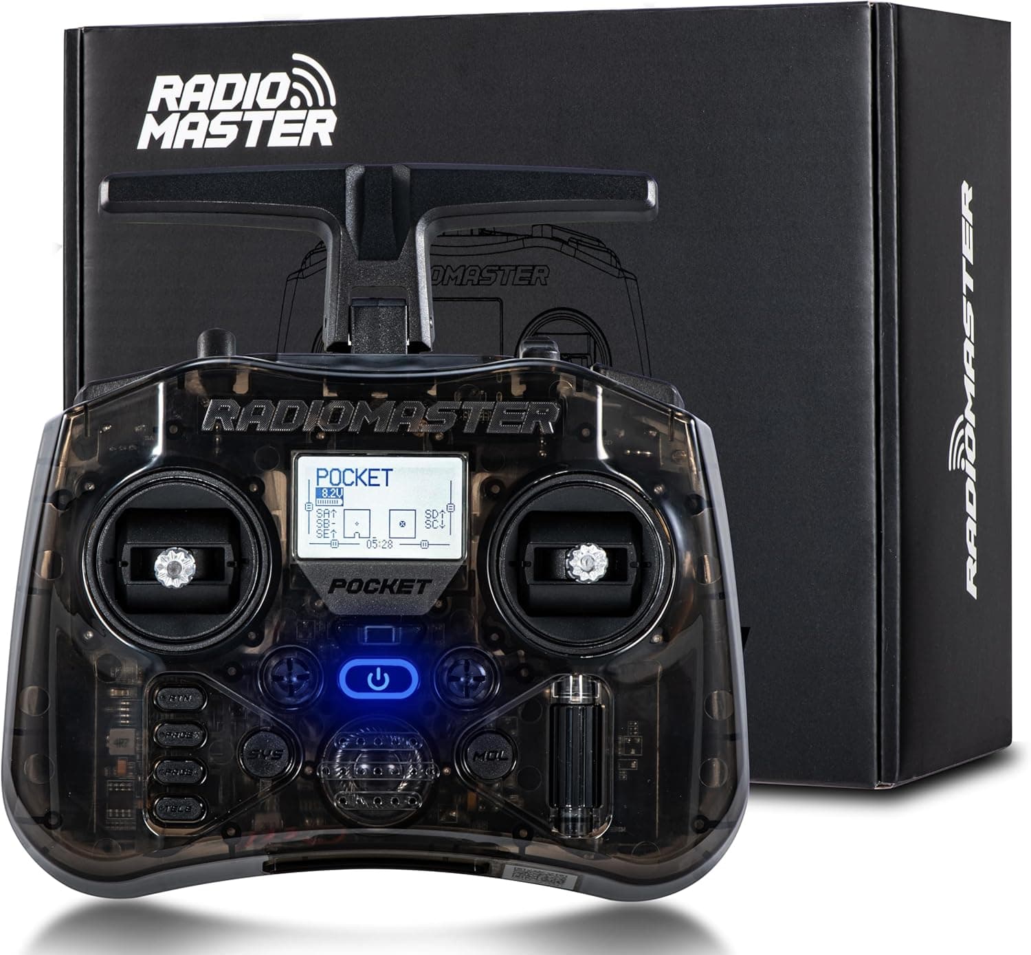 Radiomaster Pocket ELRS Remote Controller Portable Hall Gimbal EdgeTX Transmitter