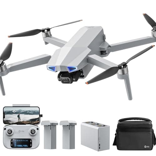Holy Stone HS790 6K Photo Drone with Camera for Adults, 3 Axis Brushless Gimbal 4K Video, 30000ft Transmission, 60Min Flight with Fast Charging Hub, AI Night Shot, GPS Smart Flight, Beginner Mode