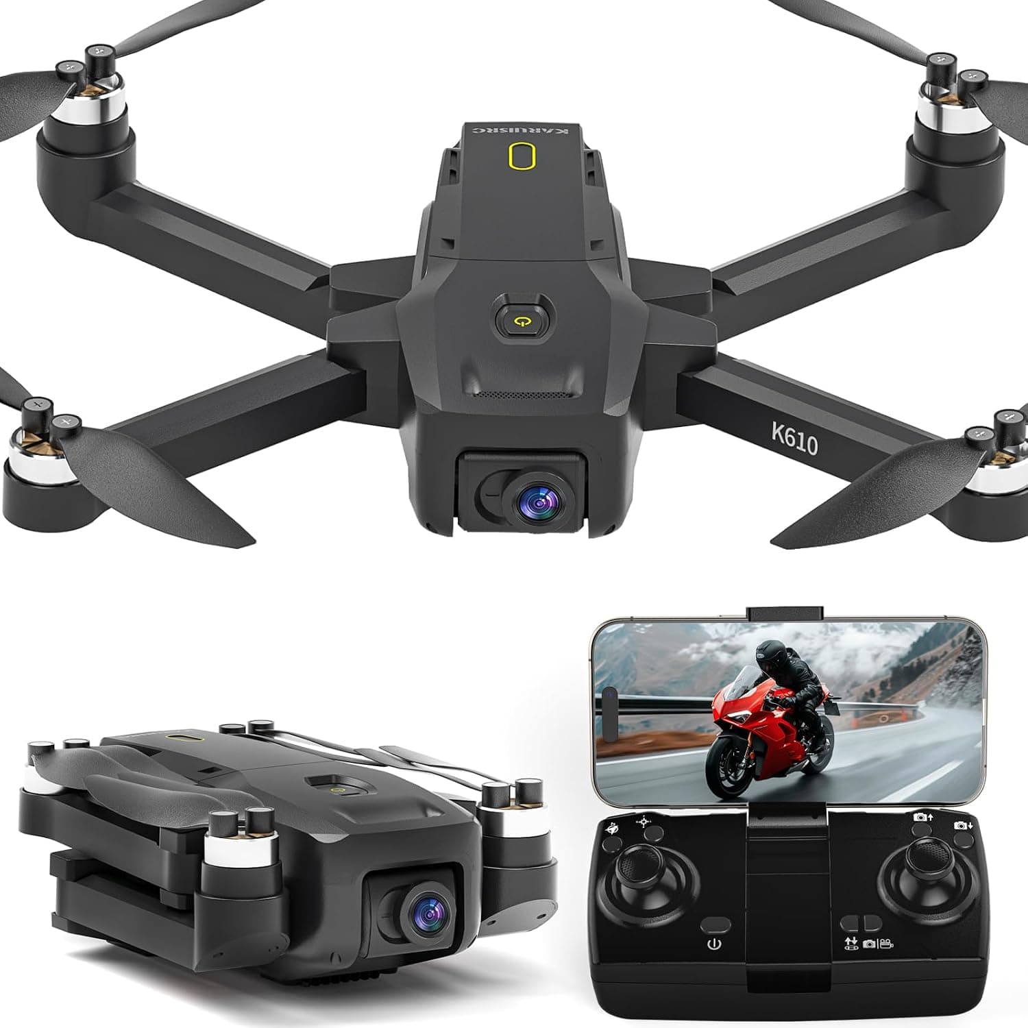 GPS Drone with 4K Camera, IMX SENS, Auto Return, Under 249g