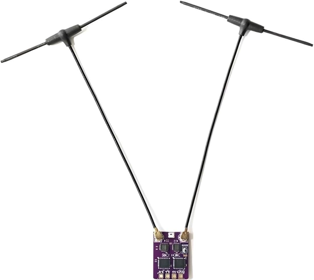 ELRS 2.4G Diversity Receiver Dual Antenna RX Built-in TCXO for FPV Freestyle Racing Drone