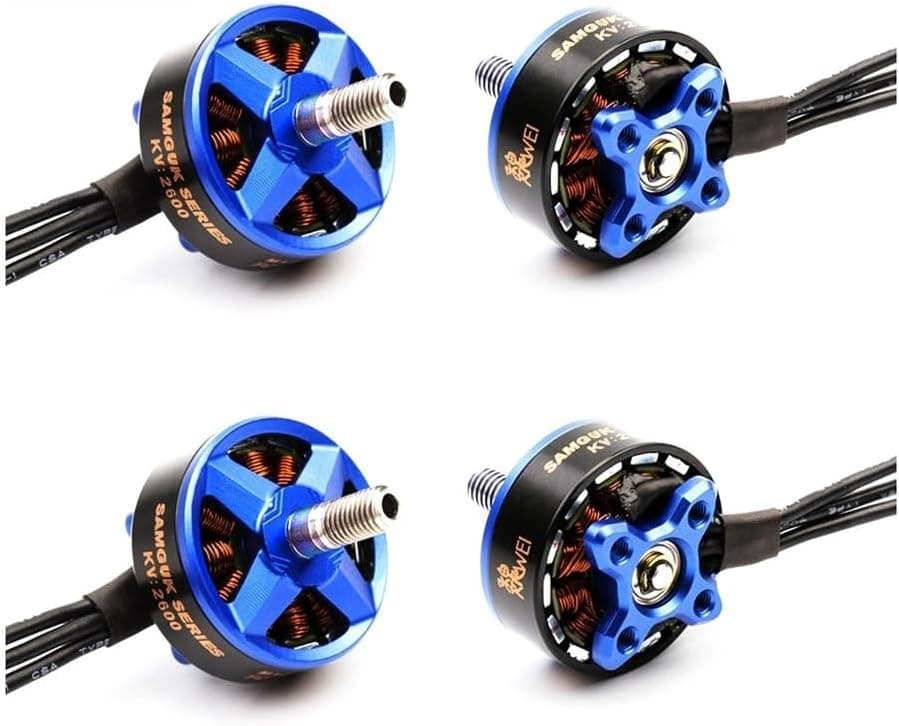 2207 Brushless Outrunner Motor 1750KV for FPV Racing Drones (4pcs WEI2207)