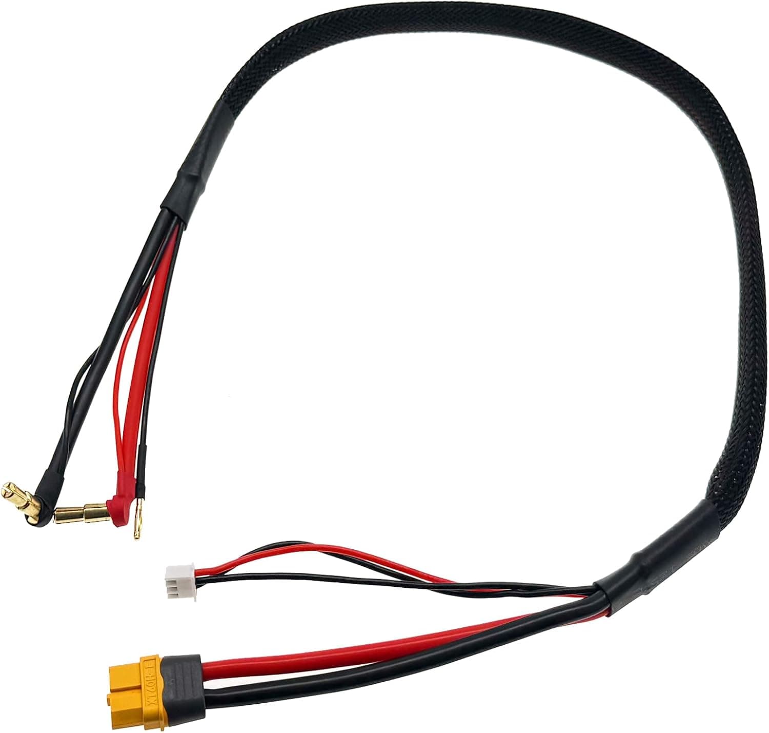 RC 2S XT60 LiPo Battery Charging/Balance Cable Leads 4mm/5mm Bullet (600MM)
