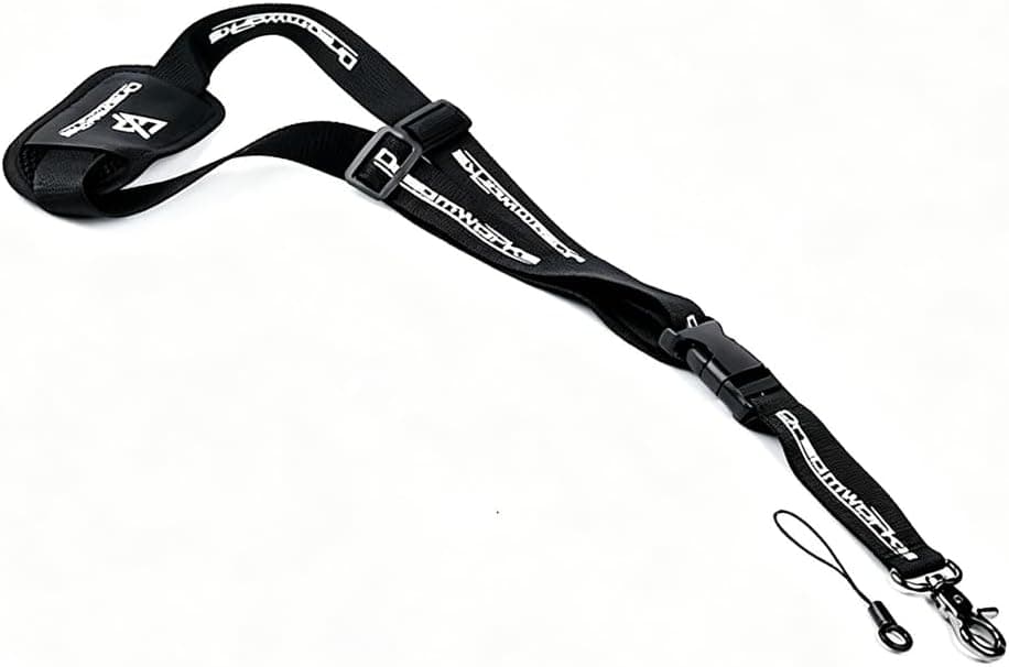 MEIVIFPV RC Transmitter Lanyard Adjustable Neck Strap for TX16S FrSky Jumper (Black)