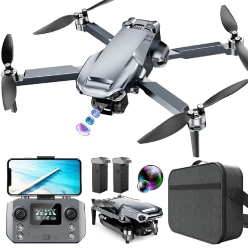 GPS Drone with 4K UHD Camera for Adults, 1640ft Long Range, Auto Return Home, Follow Me, 3-Axis Gimbal, APP & Remote Control for Outdoor Photography and Video